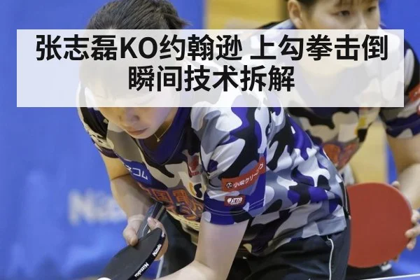 张志磊KO约翰逊 上勾拳击倒瞬间技术拆解